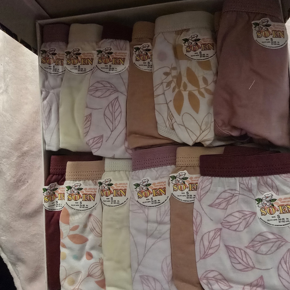 New Leaf Patterned Womem's Underwear Set